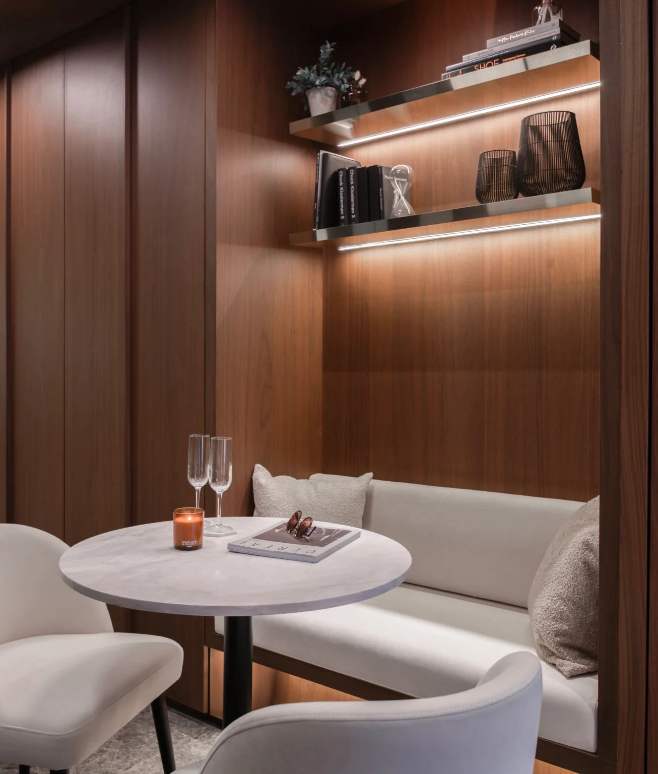 Interior detail from a CloutHaus show residence