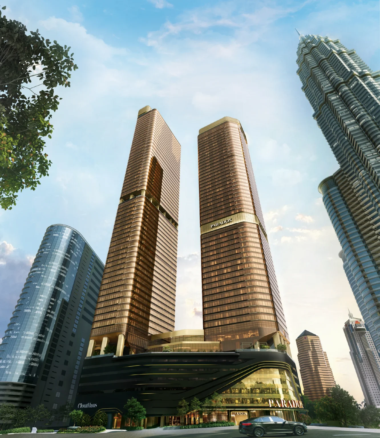 Artist's impression of CloutHaus Residences in Kuala Lumpur City Centre